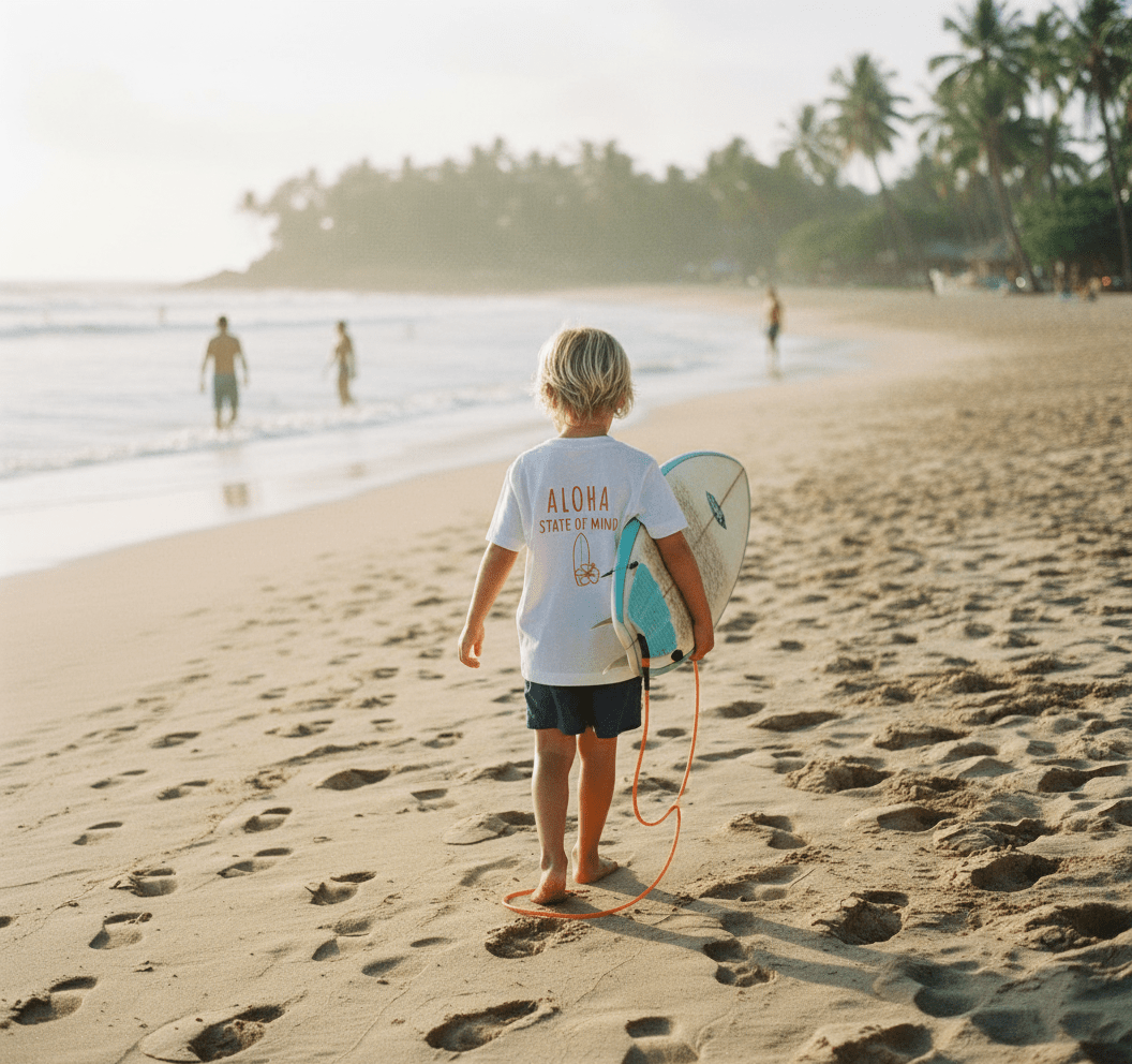 Aloha State of Mind – Kids Edition (Blanc) - The Coco Family