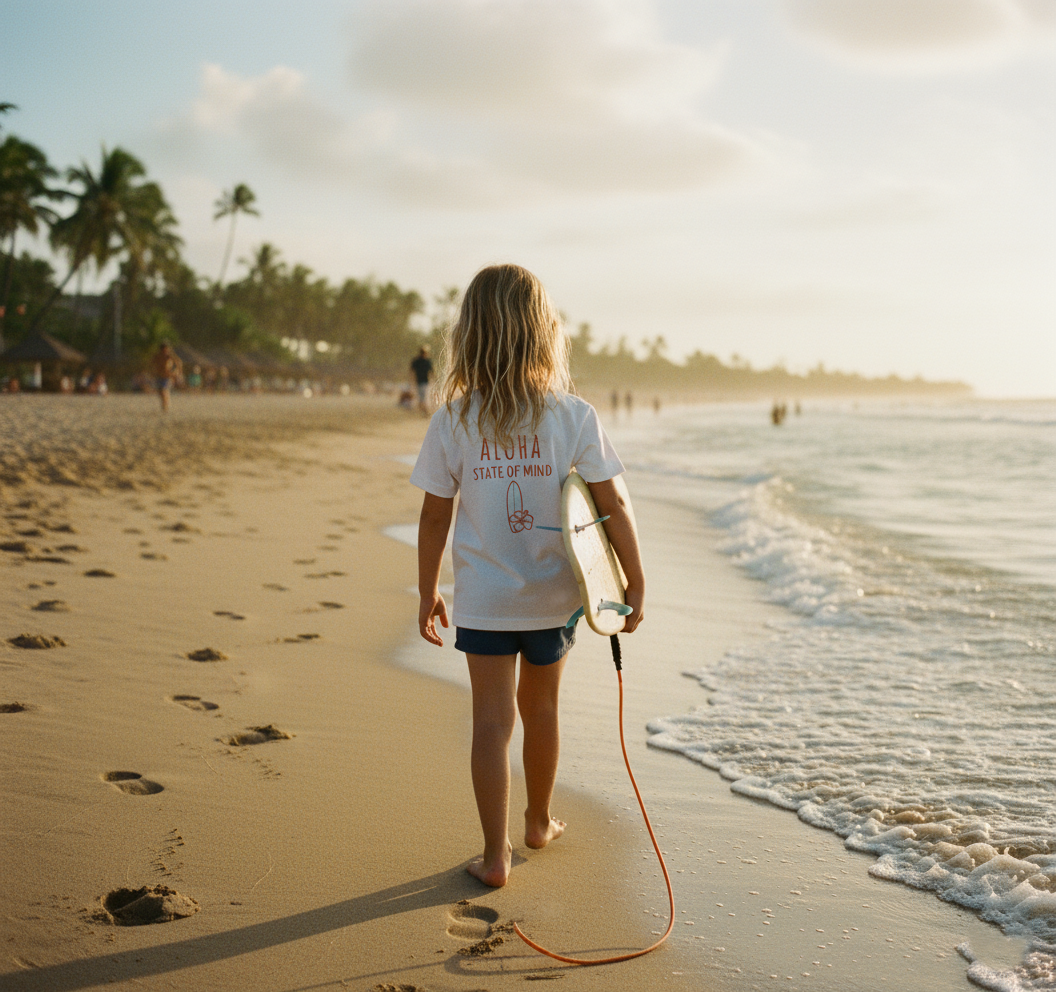 Aloha State of Mind – Kids Edition (Blanc)