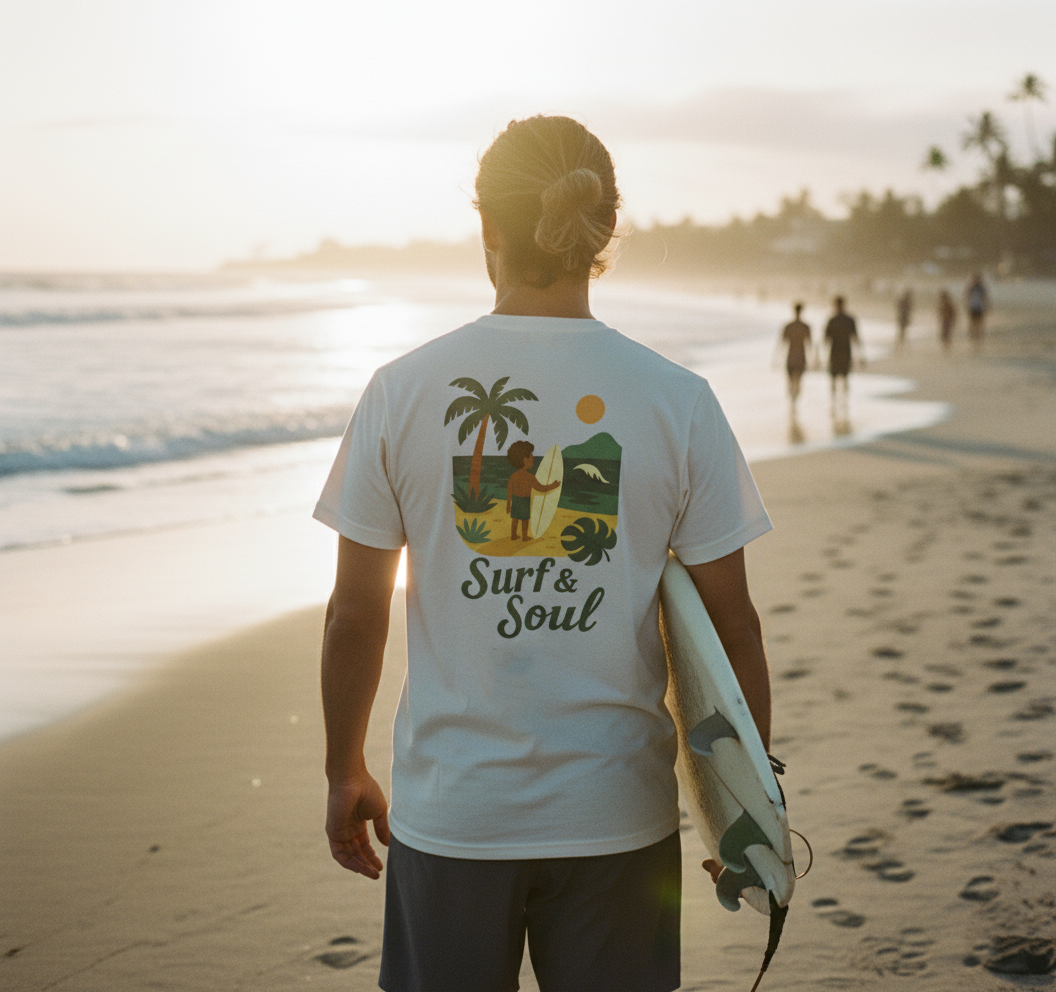 The Coco “Surf & Soul” Tee – Adult Edition