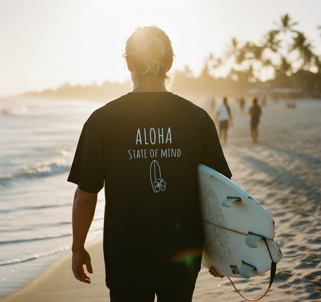 Aloha State of Mind – Oversize black Edition