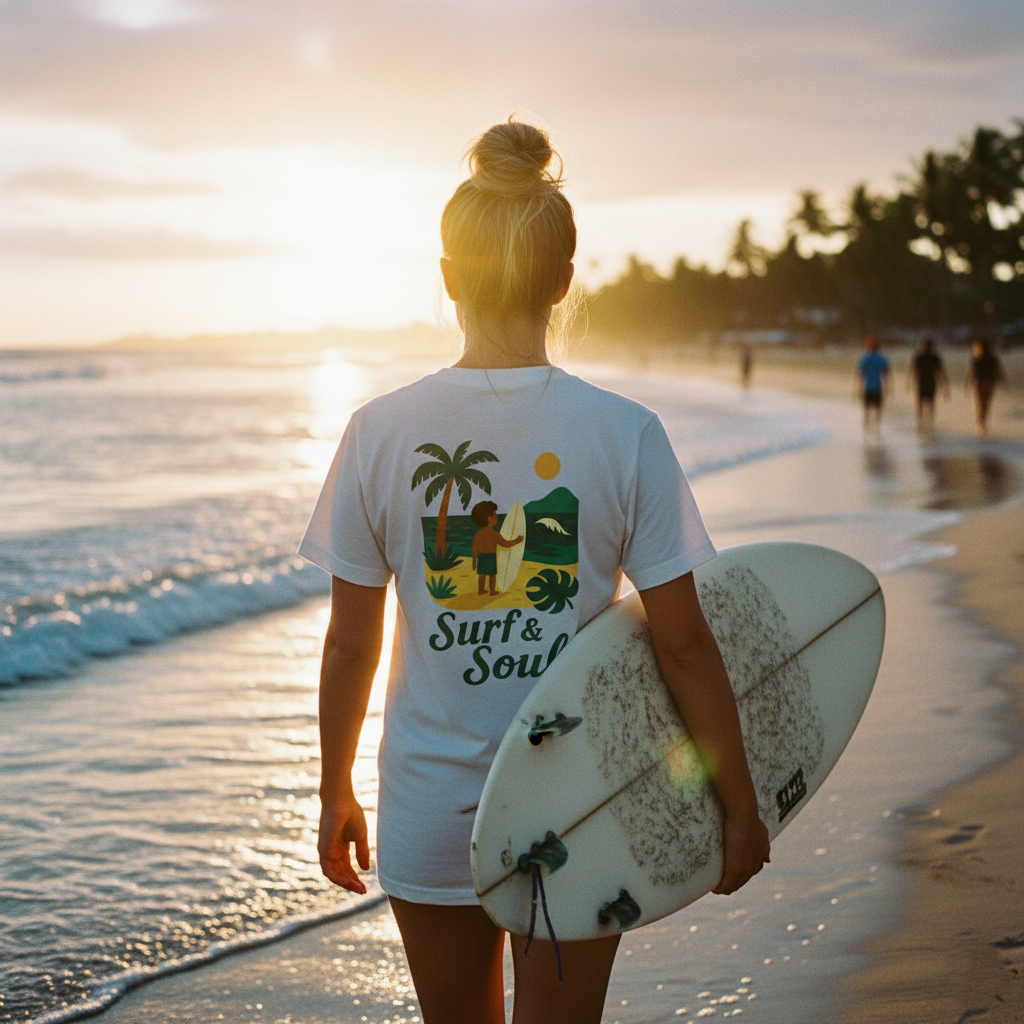 The Coco “Surf & Soul” Tee – Adult Edition
