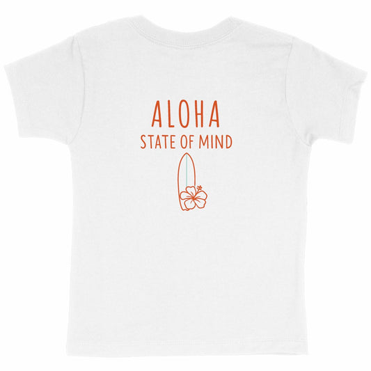 Aloha State of Mind – Kids Edition (Blanc) - dos_blanc