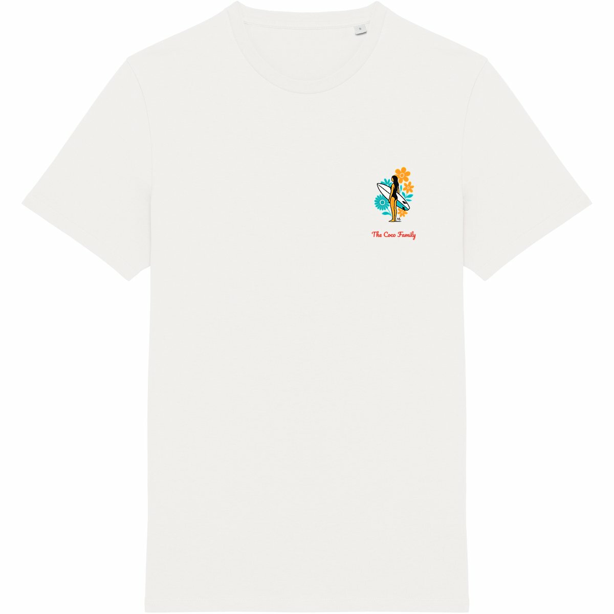 Aloha Blossom Tee - Adult edition - face_blanc