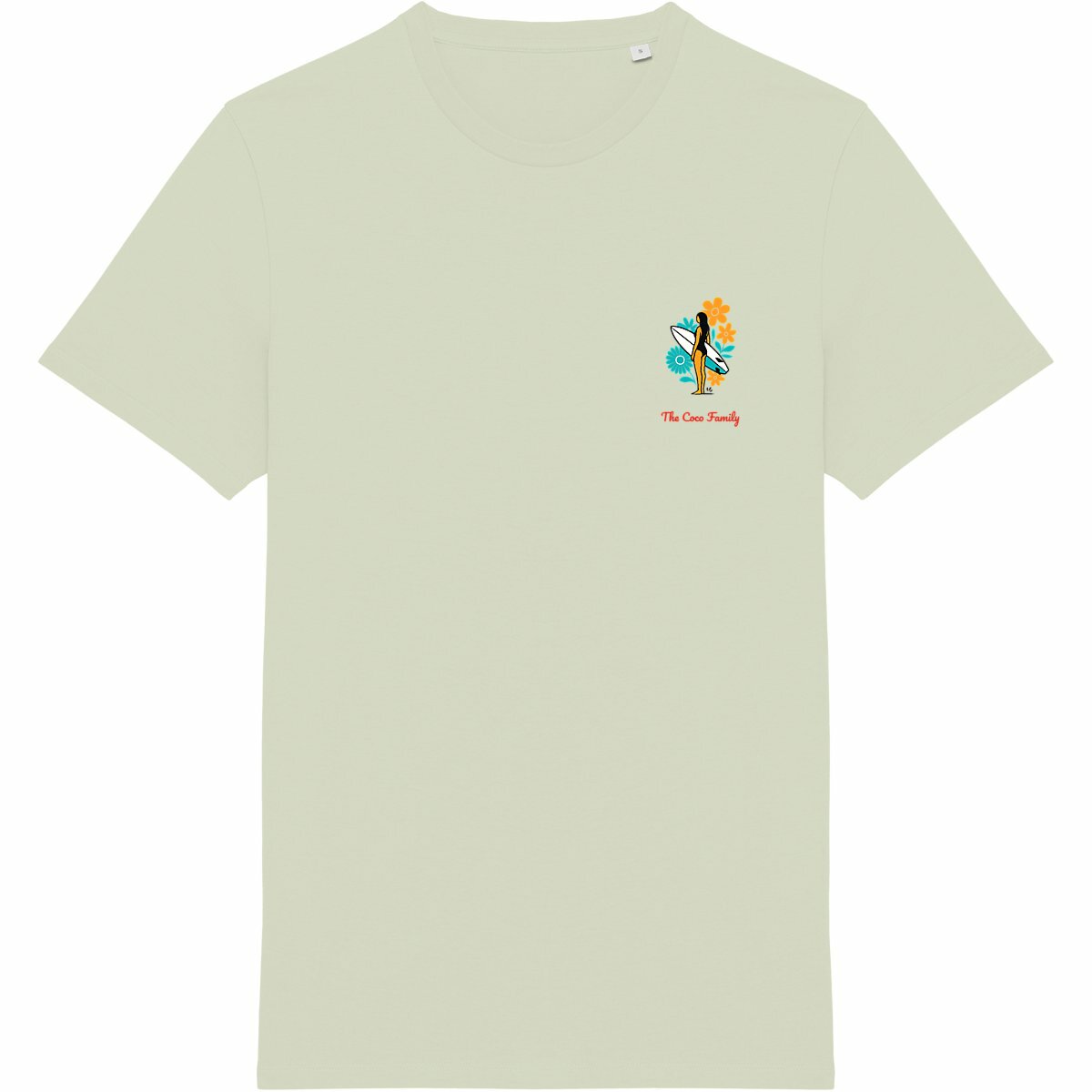 Aloha Blossom Tee - Adult edition - face_vertceladon